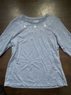 Studio Works Embellished Long Sleeve Top